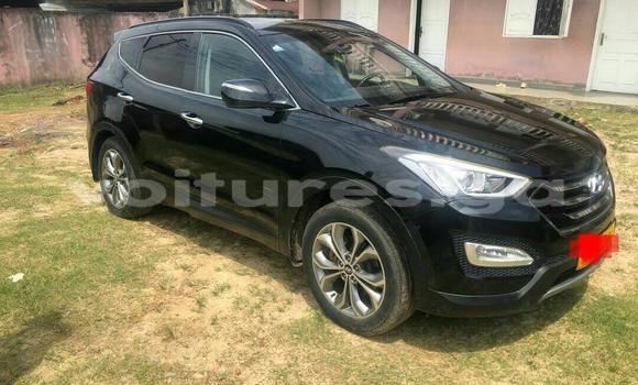 Sayi Na hannu Hyundai Santa Fe Black Mota in Libreville a estuary Sayi Na hannu Hyundai Santa Fe Black Mota in Libreville a estuary