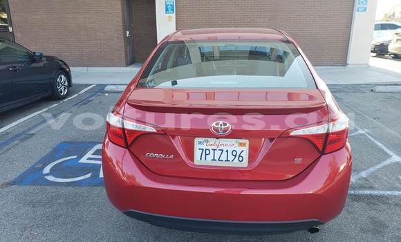 Sayi Na hannu Toyota Corolla Red Mota in Libreville a estuary Sayi Na hannu Toyota Corolla Red Mota in Libreville a estuary