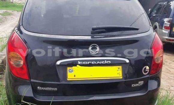 Sayi Na hannu SsangYong Korando Black Mota in Port Gentil a Ogooué-Maritime Sayi Na hannu SsangYong Korando Black Mota in Port Gentil a Ogooué-Maritime