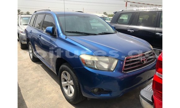 Sayi Imported Toyota Highlander Blue Mota in Import - Dubai a estuary Sayi Imported Toyota Highlander Blue Mota in Import - Dubai a estuary