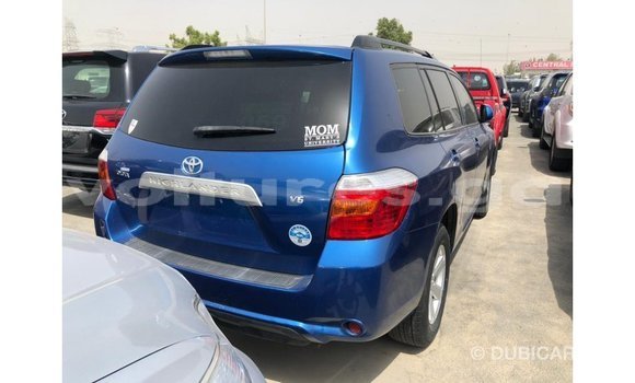 Sayi Imported Toyota Highlander Blue Mota in Import - Dubai a estuary Sayi Imported Toyota Highlander Blue Mota in Import - Dubai a estuary