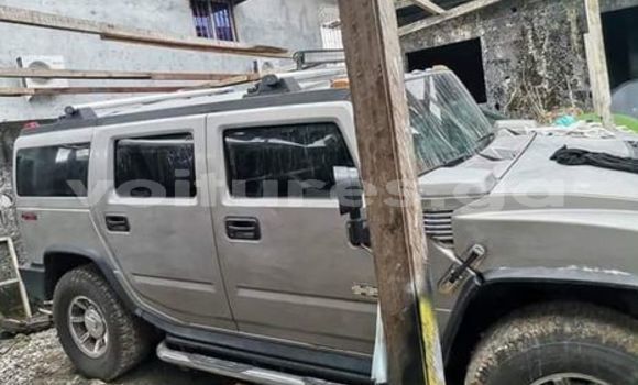 Sayi Na hannu Hummer H2 Azurfa Mota in Libreville a estuary Sayi Na hannu Hummer H2 Azurfa Mota in Libreville a estuary