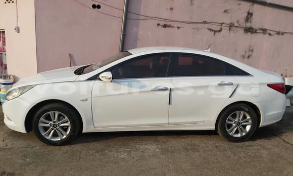 Sayi Sabo Hyundai Sonata White Mota in Libreville a estuary Sayi Sabo Hyundai Sonata White Mota in Libreville a estuary