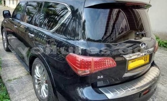 Sayi Na hannu Infiniti QX80 Black Mota in Libreville a estuary Sayi Na hannu Infiniti QX80 Black Mota in Libreville a estuary