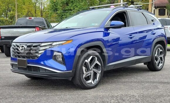 Sayi Na hannu Hyundai Tucson Blue Mota in Libreville a estuary Sayi Na hannu Hyundai Tucson Blue Mota in Libreville a estuary