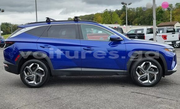 Sayi Na hannu Hyundai Tucson Blue Mota in Libreville a estuary Sayi Na hannu Hyundai Tucson Blue Mota in Libreville a estuary