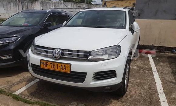 Acheter Occasion Voiture Volkswagen Touareg Blanc à Libreville, Estuaire